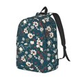 thumbnail image 2 of Balery Vintage Floral Vintage Canvas Backpack for Men and Women - Large Capacity, Durable Travel Laptop Bag for School, Work, Hiking, and Outdoor Activities, 2 of 7