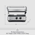 thumbnail image 2 of Breville Gril à Saisir et Presser BGR700BSS, Acier Inoxydable Brossé, 2 of 7