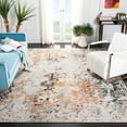 thumbnail image 3 of SAFAVIEH Madison Nita Abstract Area Rug, Grey/Beige, 6'7" x 6'7" Square, 3 of 15