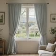 thumbnail image 3 of Heavyweight Velvet Curtains, Light Filtering Thermal Insulated Drapes, Rod Pocket Drapes for Living Room Bedroom & Home Office, 2 Panels, 3 of 5