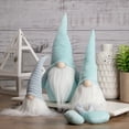 thumbnail image 2 of Northlight 12" Sky Blue and White Spring Gnome, 2 of 5