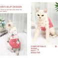 thumbnail image 4 of PEACNNG Cat Knit Jumper, Hairless Cat Clothes, Adorable Cat Clothes, Pet Vest, Warm Knitted Cat Sweater, Casual Pet Sweater., 4 of 5
