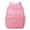 Pink, variant on AURORADY Hot Sales Black Mesh Backpack with Padded Straps Large See Through Net Daypack Lightweight Multi Zipper Front Pocket Dual Side Water Bottle Holders Swimming Beach Gym Travel School