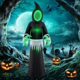 thumbnail image 1 of 8 FT Giant Halloween Inflatable Ghost Blow up Ghost Decoration w/ Mirror Face, 1 of 10