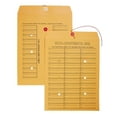 thumbnail image 3 of Staples Button-and-String Kraft Inter-Depart. Envelopes 10"x13" Brown 100/BX 472993, 3 of 4