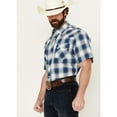 thumbnail image 2 of Roper Mens Short Sleeve Snap Arrow Dobby Plaid Western Shirt, 2 of 4