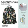 thumbnail image 4 of Floral and Bee Artwork School Backpack Comfortable, Durable Students Backpack with Botanical Garden Print and Watercolor Flower Pattern, 4 of 5