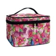thumbnail image 2 of HELLHERO Flower Butterfly Kit Travel Cosmetic Organizer Bag with Brush Slots Polyester with Brush Holder With Brush Storage, 2 of 6