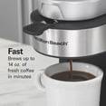 thumbnail image 5 of Hamilton Beach The Scoop Single Serve Coffee Maker, Removable Reservoir, Stainless Steel, 5 of 9