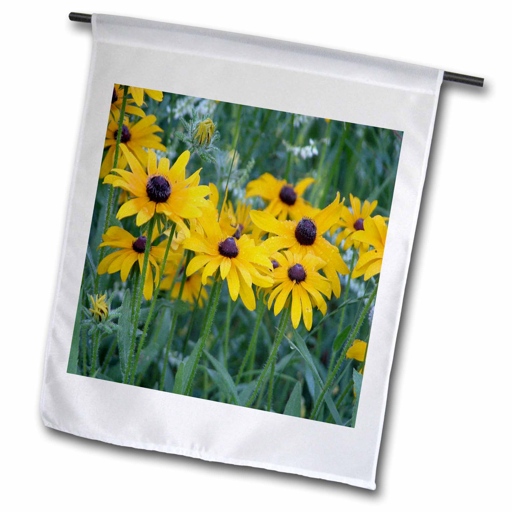 3dRose Black eyed Susans in the Garden - Garden Flag, 12 by 18-inch - image 1 of 1