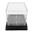 thumbnail image 1 of Vitrina acrílica de béisbol a prueba de polvo con soporte para recuerdo (negro), 1 of 6