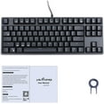 thumbnail image 6 of VELOCIFIRE TKL02 Mechanical Keyboard TKL 87 Key Tenkeyless Ergonomic with Brown Switches, and White LED Backlit, 6 of 7