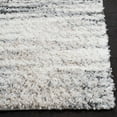 thumbnail image 3 of SAFAVIEH Berber Leland Abstract Shag Area Rug, 9' x 12', Grey/Ivory, 3 of 8