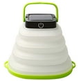 thumbnail image 1 of Lámpara de camping plegable verde, linterna portátil para exteriores, luz solar para tienda de campaña, luz de emergencia recargable, diseño en forma de cuenco., 1 of 5