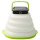 thumbnail image 1 of Lámpara de camping plegable verde, linterna portátil para exteriores, luz solar para tienda de campaña, luz de emergencia recargable, diseño en forma de cuenco., 1 of 5
