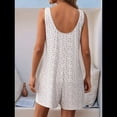thumbnail image 4 of Pijama de una Pieza Sin Mangas con Estampado Floral Fresco, para Estar en Casa, Color , Talla S, 4 of 10