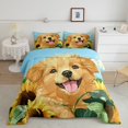 thumbnail image 1 of Erosebridal Shark Bedding Queen Comforter Set, Cute Cat Down Comforter, Nautical Ocean Decor, Reversible 3pcs, 1 of 7
