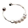 thumbnail image 1 of Fidget Ring Adjustable Rotatable Open Ring Stress Relief Ring for Women & Men, 1 of 10