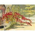 thumbnail image 2 of Miller, Dianne 18x15 White Modern Wood Framed Museum Art Print Titled - Watercolor Garden VI, 2 of 4