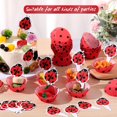 thumbnail image 4 of Pirotines y Decoraciones para Cupcakes Vesici Tema Mariquita 200 Unidades, 4 of 6