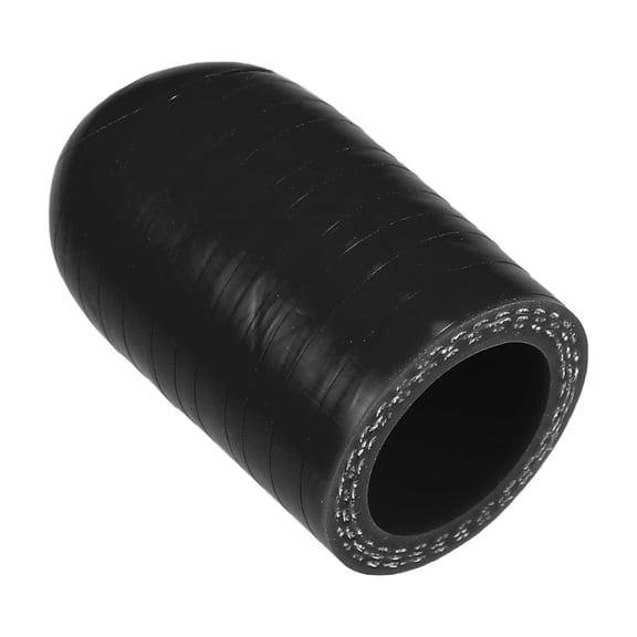 Unique Bargains 1 Pcs 30mm Length 20mm/0.79" ID Black Silicone Rubber Hose End Cap Silicone Reinforced Blanking Cap