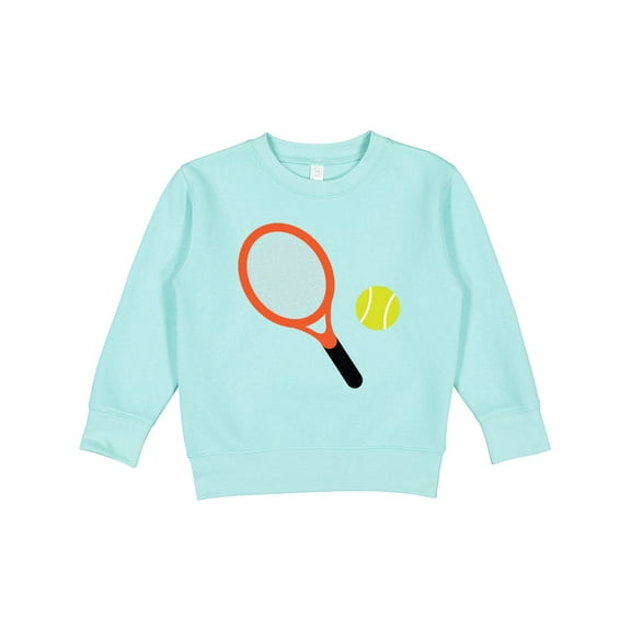 Inktastic Tennis Racket and Ball Toddler Sweatshirt