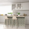 thumbnail image 6 of Mi Alma Vinyl Peel and Stick Vintage Lemon Removable Easy R47 Backsplash Tile Stickers, Light Green/Yellow, 4" x 4" (24-Pack), 6 of 10