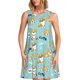 thumbnail image 1 of Balery Cute Dogs Corgi Vestidos de verano para mujer con estampado: vestido holgado sin mangas, vestido playero informal y cómodo para días calurosos., 1 of 7