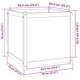thumbnail image 3 of Jardinera VidaXL de madera maciza de pino marrón miel, 70 x 70 x 70 cm, 3 of 9