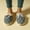 Gray, variant on Fnooota Womens Fuzzy Slippers, Warm Daily Wear Winter Non Slip House Slippers Home Shoes Pink Size 8-9