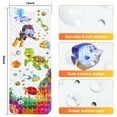 thumbnail image 5 of Bath Mat for Tub Non Slip, Machine Washable Anti Slip Cartoon Baby Bathtub Shower Mat with Drain Holes and Suction Cups for Toddler & Kids, 40 Inch x 16 Inch-Rectangular, Turtle, 5 of 8