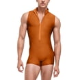 thumbnail image 1 of Product Classification Men’s Shapewear Product Title High Compression Full Zip Vest for Fitness Training and Dance Performance with Neck Streamlined Athletic Undergarment, 1 of 7