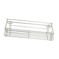 thumbnail image 4 of DYNWAVECA Basket Storage Rack Lightweight Stainless Steel Foldable Hanging Basket Shelf for Camping Beach Aluminum Desk Tent, 4 of 7