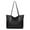 Black, variant on Luxalzxs Tote Bag for Women Large Lightweight Nylon Work Top-Handle Shoulder Bag Water Resistant Foldable Travel Purse