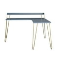 thumbnail image 4 of Ameriwood Home Haven L Desk with Riser, Black Oak, 4 of 9