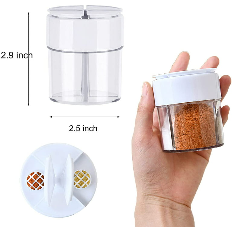 2 PCS Travel Spice Containers, 5 in 1 Camping Seasoning Jars, Clear Plastic  Condiment Bottle for Camper, Hiking, BBQ, Picnic - Yahoo Shopping