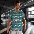 thumbnail image 3 of Wukai Medical Elements Print Men's Short-Sleeved Mesh T-Shirt,Quick-Dry Short Sleeve Workout T-Shirt-X-Small, 3 of 8