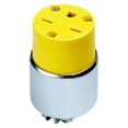 thumbnail image 1 of Salida a tierra de acero blindado Leviton, 15 amperios, 250 V, 615CA, 1 of 3