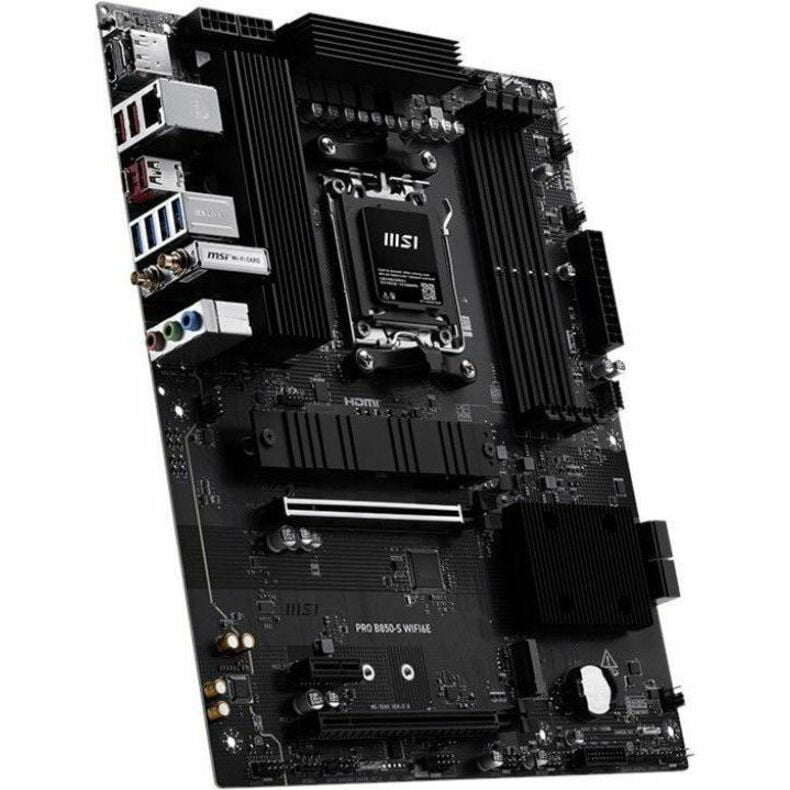 MSI B850-S WIFI6E Gaming Desktop Motherboard, AMD B850 Chipset, Socket AM5, ATX