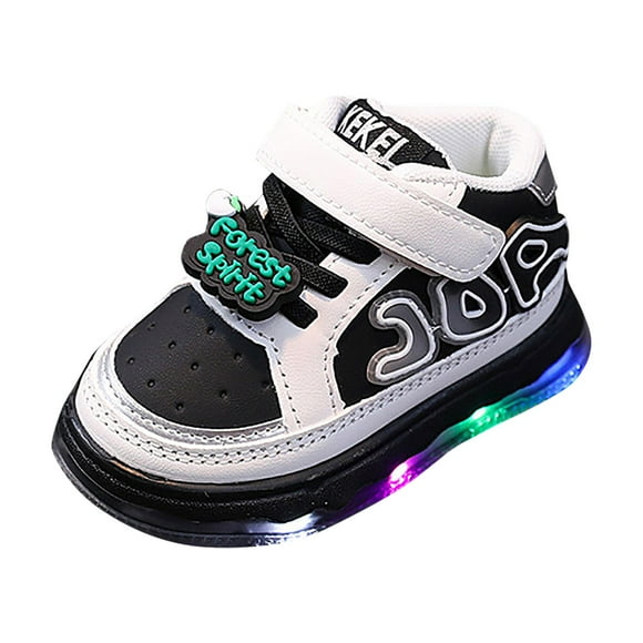 Splozh Infant Boys Tennis Shoes Children Shoes Sports Shoes Light Shoes Light Board Shoes Non Slip Soft Bottom Toddler Shoes ,US 7
