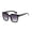 Black / Gradiant Smoke, variant on Women's Oversized Square Sunglasses - Tortoise Frame / Gradiant Brown Lens