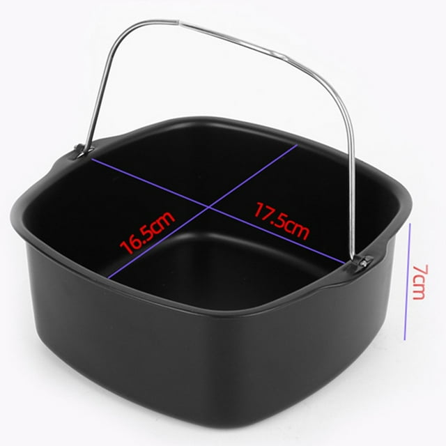 Non-Stick Cake Baking Tray Basket Airfryer For Baking Dish Air Fryer Accessories