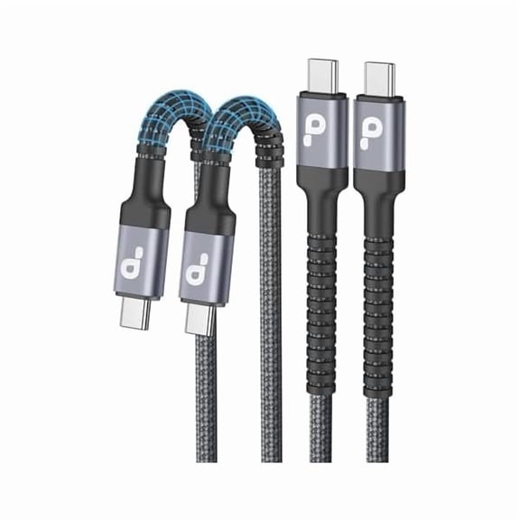 USB C to USB C Cable 10FT, 2Pack USB C Charger Cable, Long Type C Fast Charging Cable Nylon Braided USBC Charger Cord Compatible with iPhone 17/16/15/Pro/Plus/Pro Max/Samsung Galaxy S23/LG and More