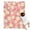 Pink Daisy Flower, variant on Pink Daisy Flower Yellow Centers Pattern Blanket,Comfortable Soft Flannel Throw Blanket,All Season,Warm Lightweight Blankets for Sofa Bed Couch Living Room Chair,30"x40"