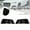 Black, variant on 2PCS Front Fog Light Grille Lower Bumper Grill Fit AUDI A4 B9 2016-2018
