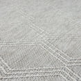 thumbnail image 5 of Luxe Weavers Modern Farmhouse Beige 8x10 Washable Area Rug, Anti-Slip Diamond Pattern Carpet, 5 of 10