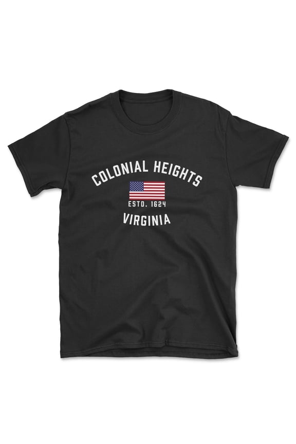 Colonial Heights Virginia Patriot Men's Cotton T-Shirt