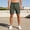 Green, variant on Men's 5 inch Inseam Hiking Shorts Pull-On Relaxed Fit Comfort Stretch Work Short with Pocket Big and Tall Size M-4XL Orange