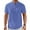 Blue #10, variant on Zimjoy 3 Pack Men's Henley T-Shirt Big and Tall Band Collar Short Sleeve Shirts Men Summer Casual Button Down Shirt Men Trendy Party Solid Color Textured Outfits, Set_D S