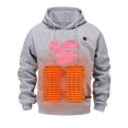 thumbnail image 2 of WILLBEST Sudaderas Navideñas Otoño e Invierno Sudadera con Capucha Caliente para Hombres y Mujeres Parejas Carga Usb Ropa Caliente Día De San Valentín Cálido Grande, 2 of 5